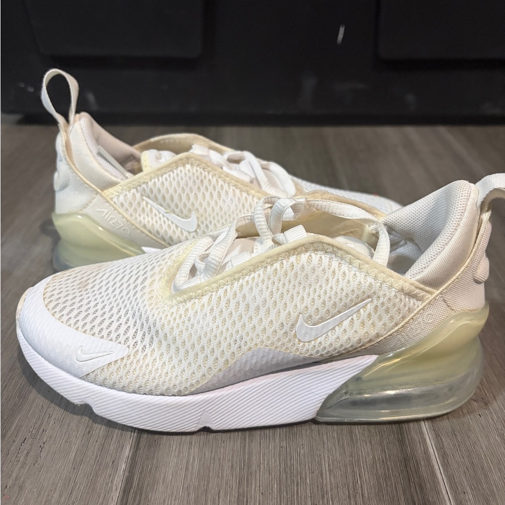 Nike Air Max 270 sneakers in a white colorway